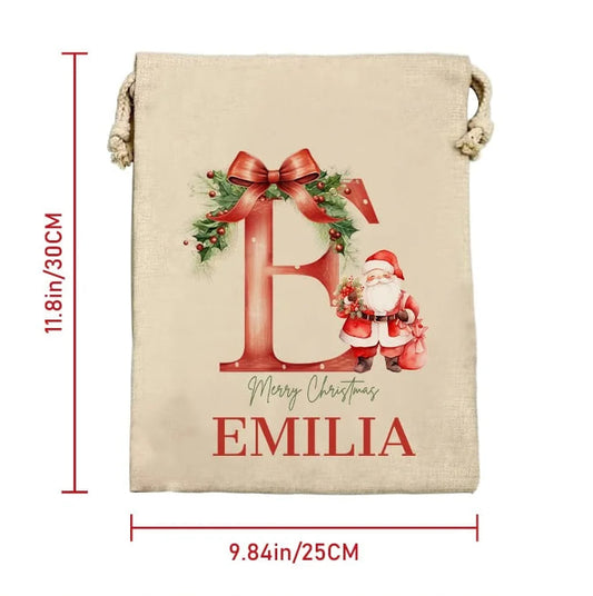Personalized Christmas Treat Gift Bag