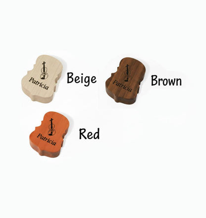 Personalized Wooden Violin Rosin Box with Name