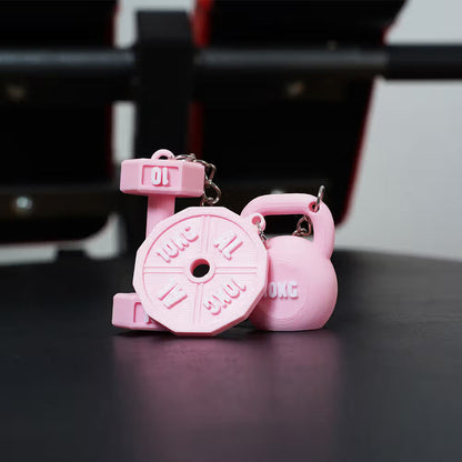 Custom Gym Weight Charms Keychain