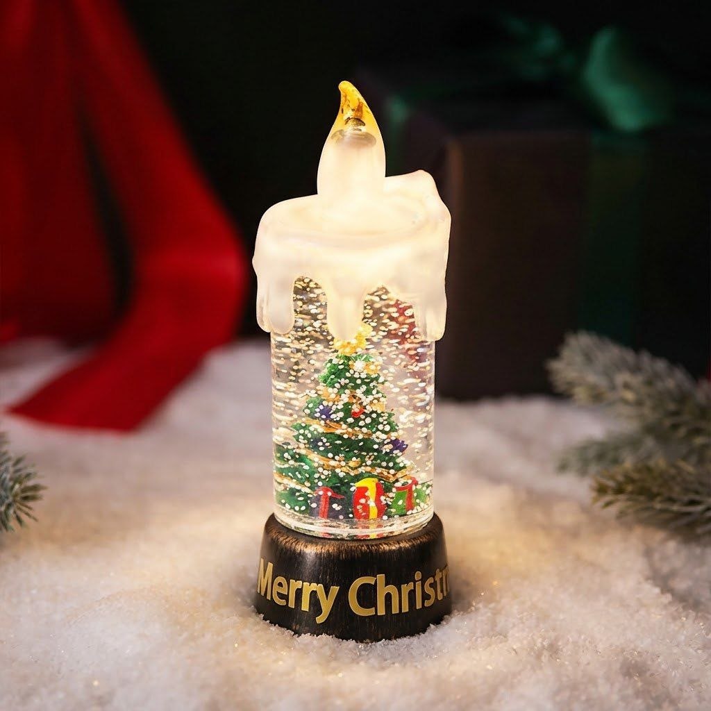 Custom Name Christmas Candle LED Light