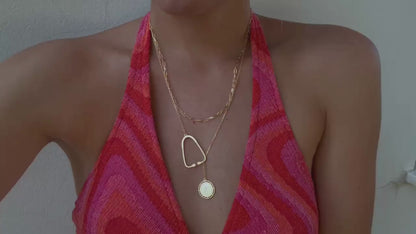Nurse Graduation Gift, Gold Stethoscope Necklace with Custom Initial