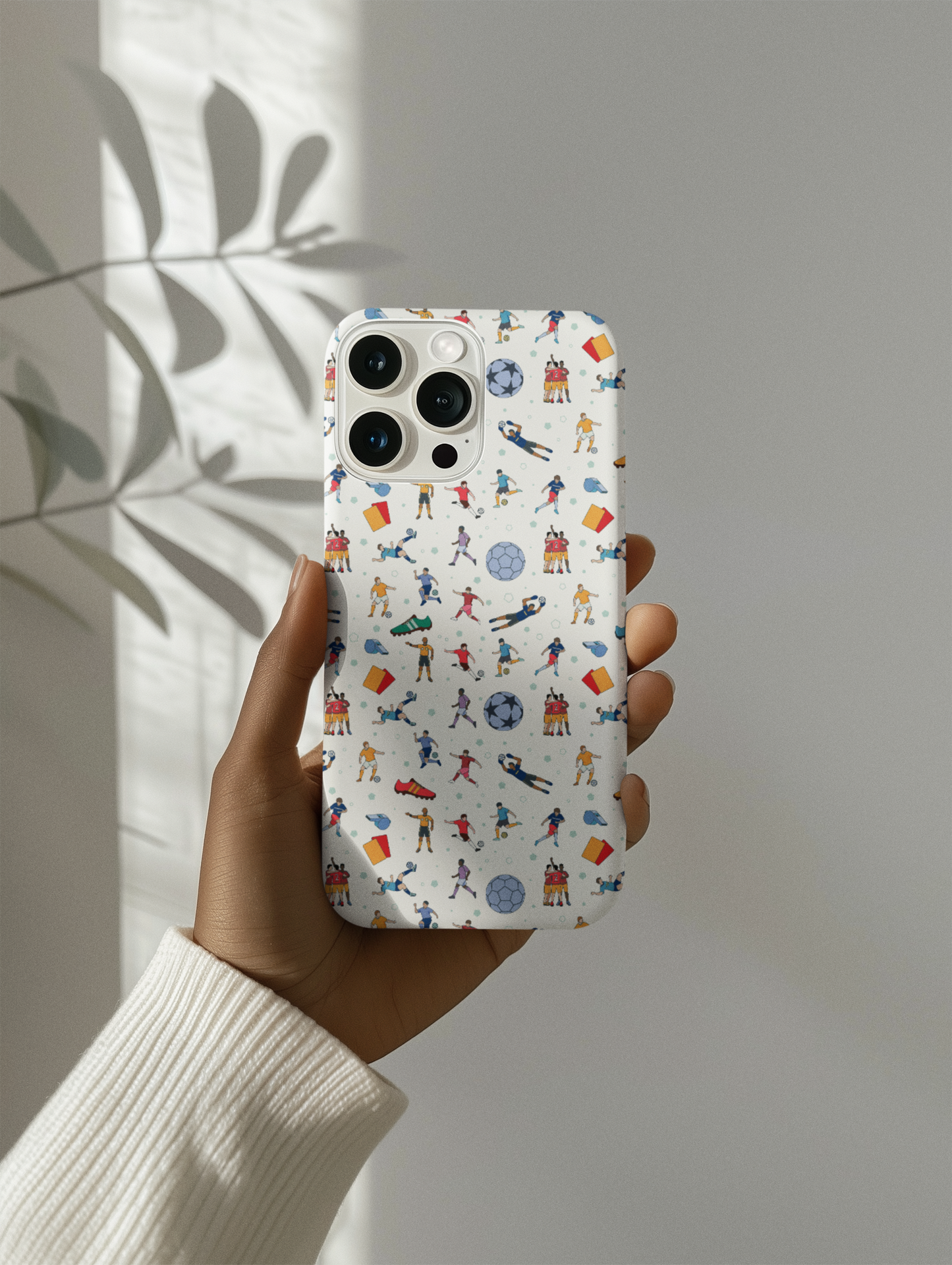 Football Soocer Themed Print Phone Case