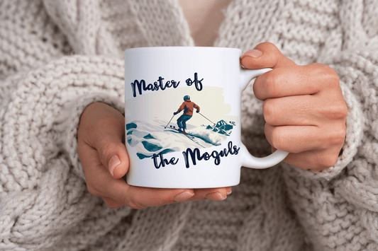 Master of the Moguls Ski Themed 11oz Ceramic Mug