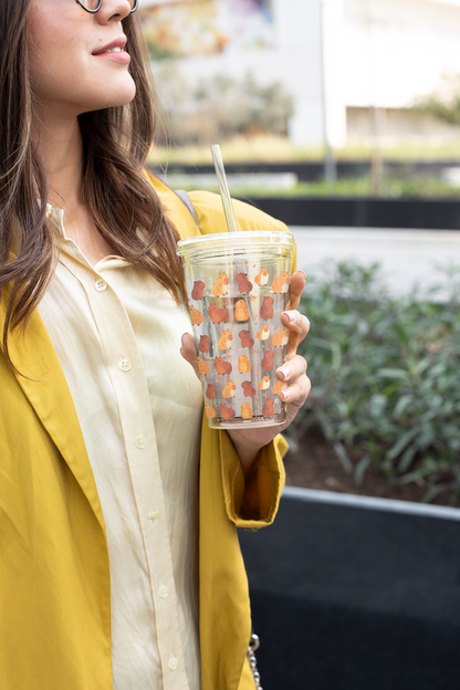 Kawaii Capybaras 16oz Tumbler with Straw