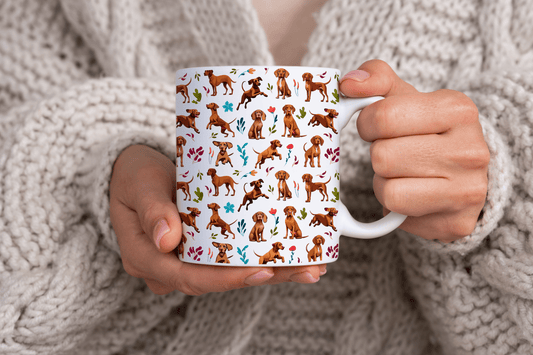 Vizsla Dog Print 11oz Ceramic Mug