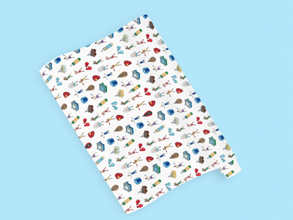 Boxing Print Gift Wrapping Paper Roll