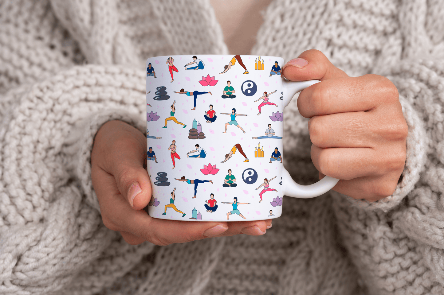 Yoga Print 11oz Ceramic Mug
